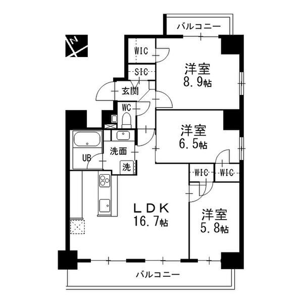 3LDK