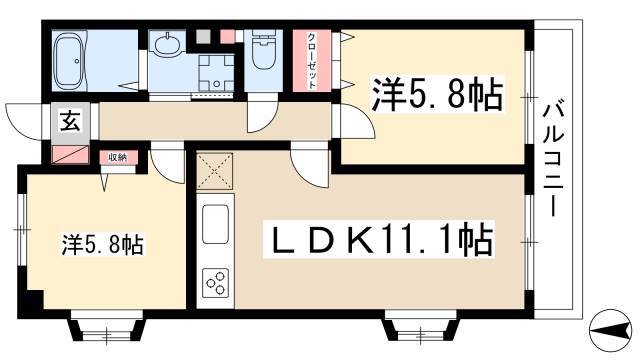 2LDK