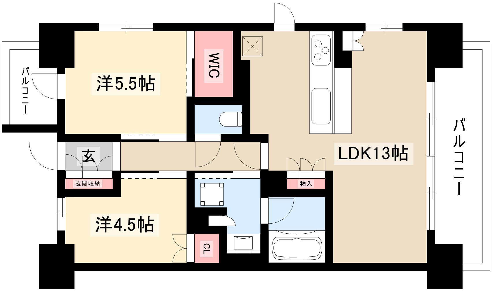 2LDK