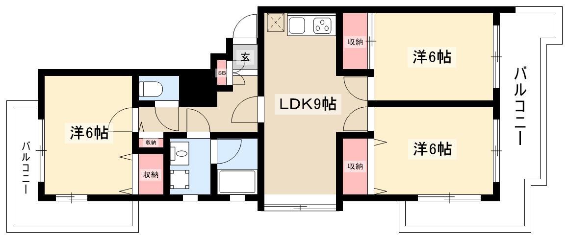 3LDK