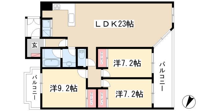 3LDK