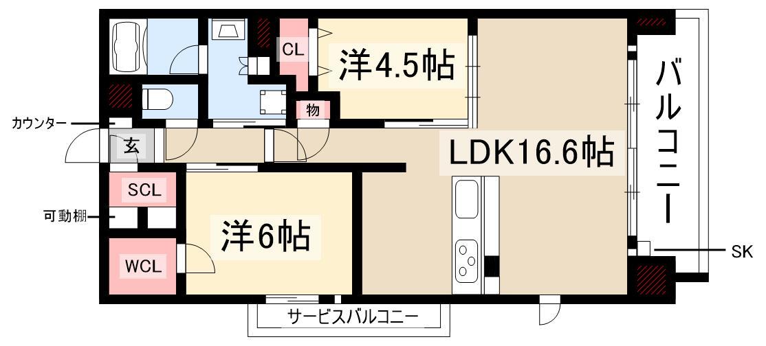 2LDK