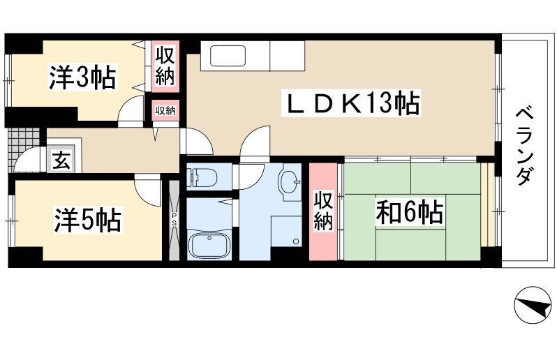 3LDK