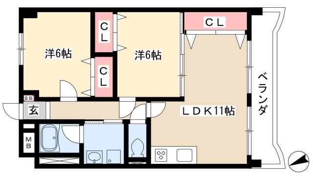 2LDK