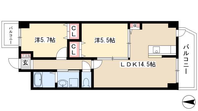 2LDK