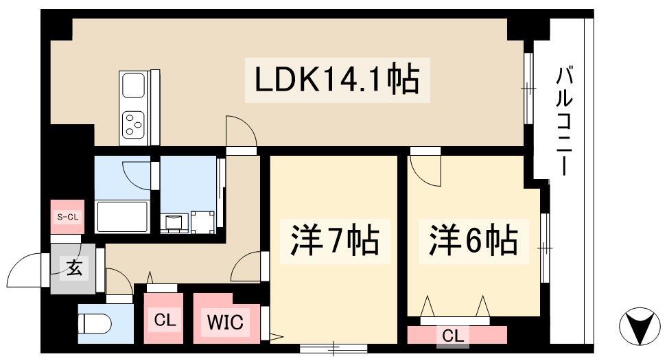 2LDK
