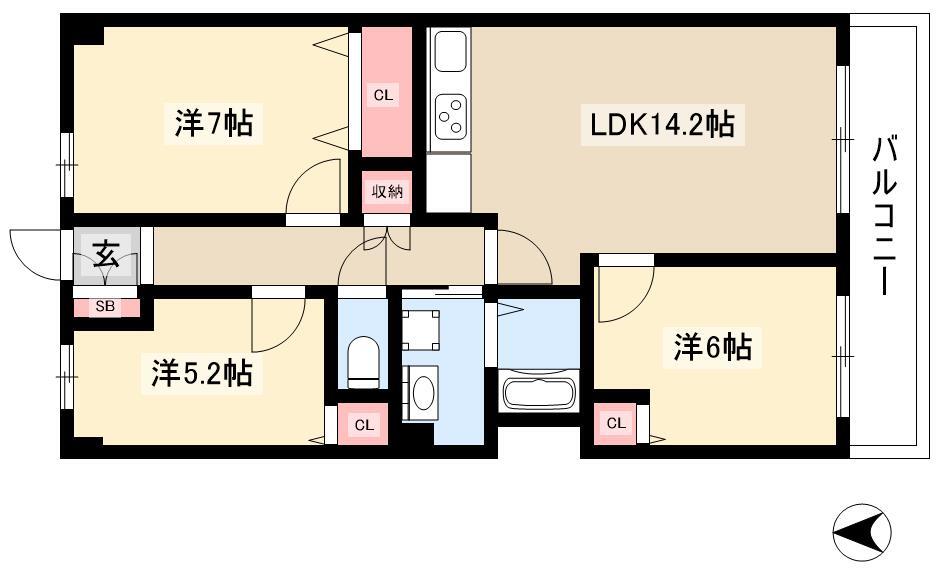 3LDK