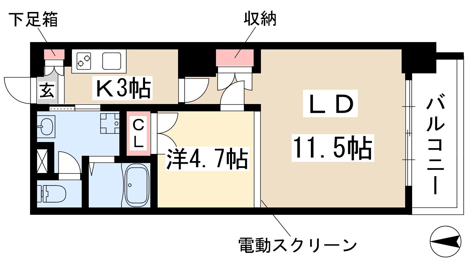 1LDK