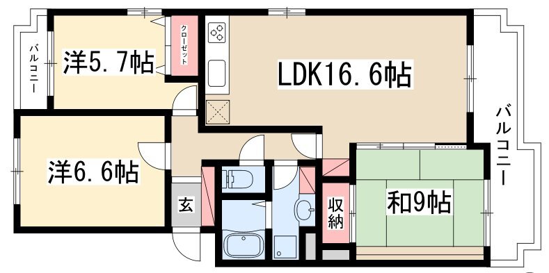 3LDK