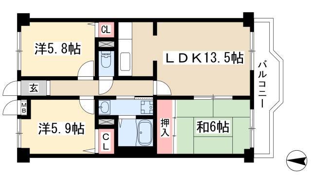 3LDK
