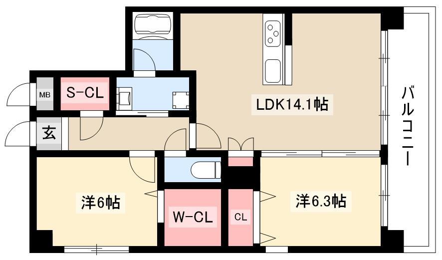2LDK
