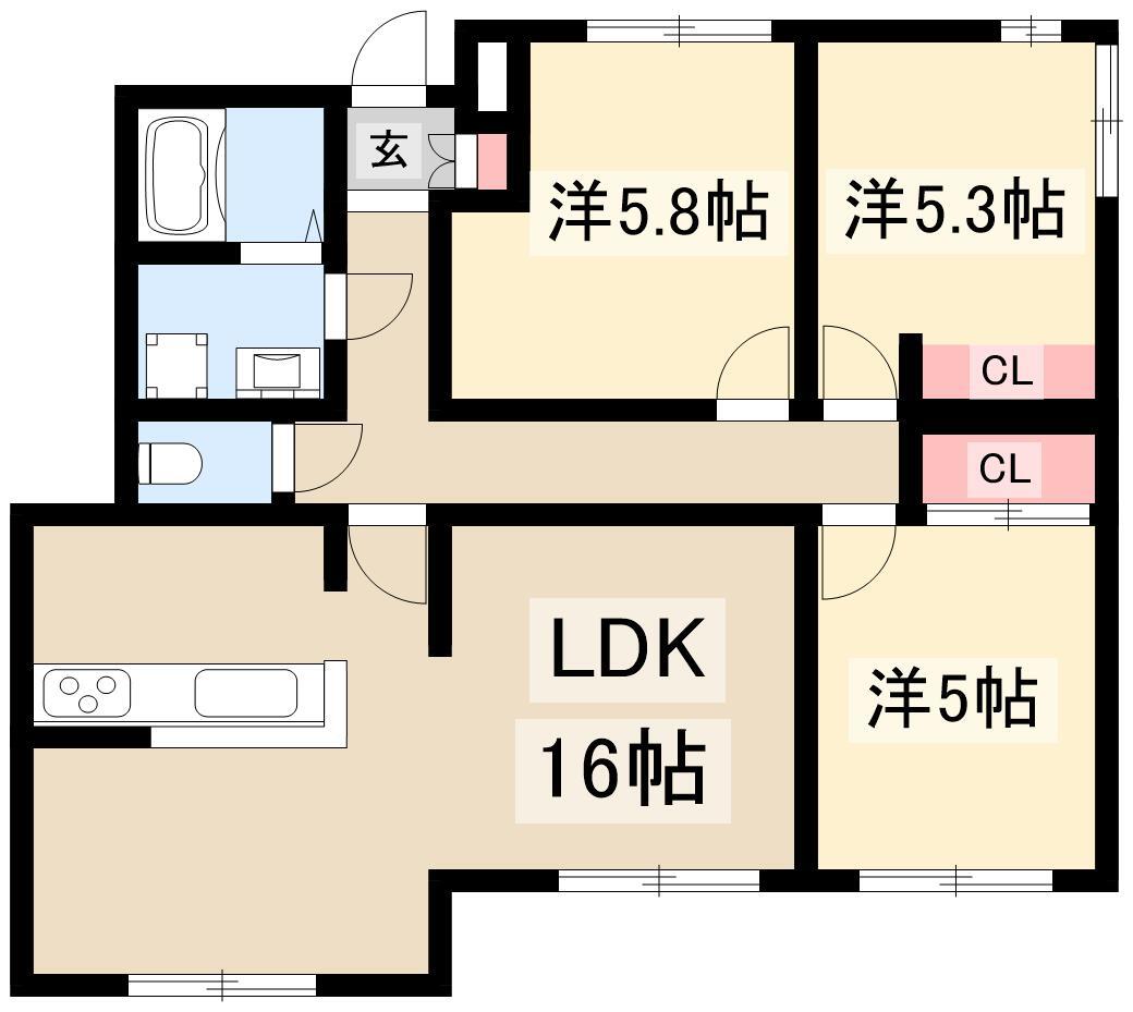 3LDK
