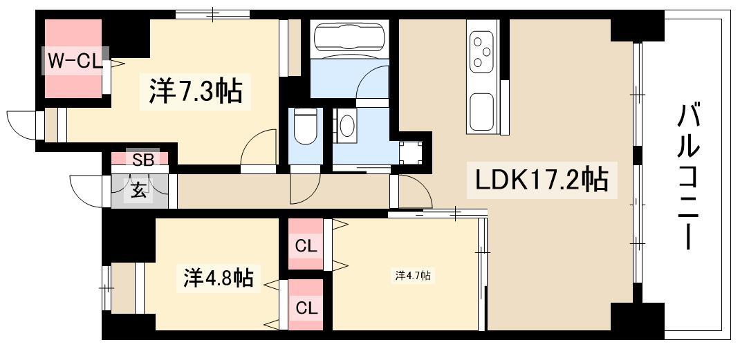 3SLDK
