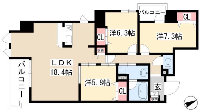 3LDK