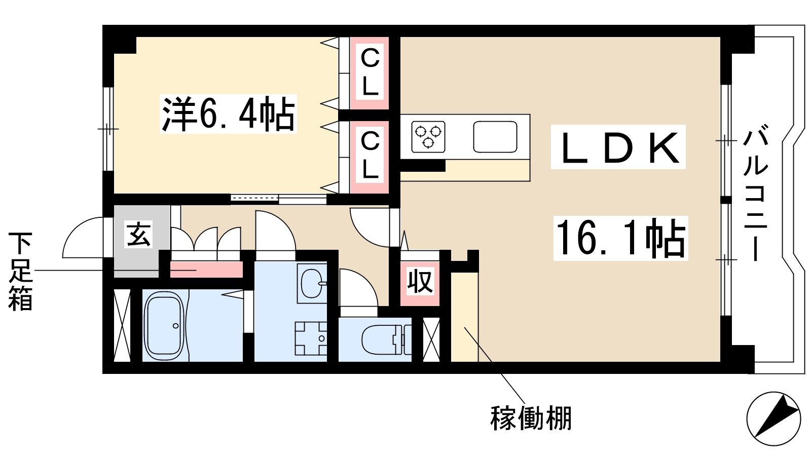 1LDK