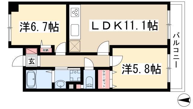 2LDK