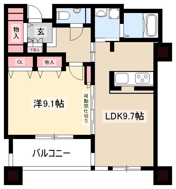 1LDK