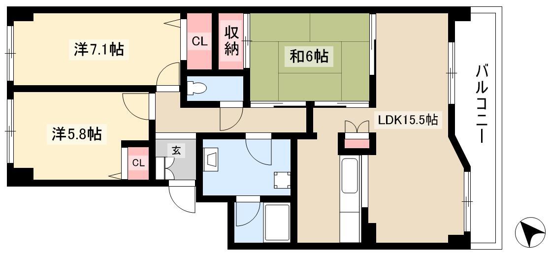 3LDK
