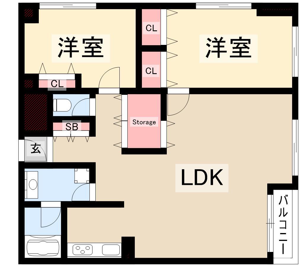 2LDK