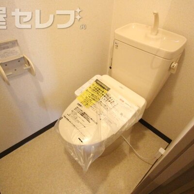 
						きれいなトイレ。