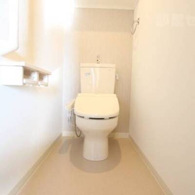 
						温水洗浄便座が設備として備わります。
