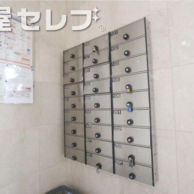 
						ダイヤル式ポスト。