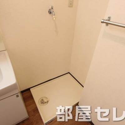
						キレイな室内洗濯機置き場です。