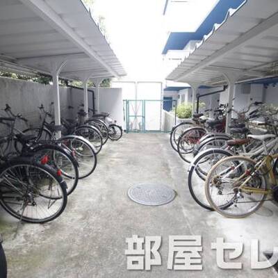 
						自転車置場。