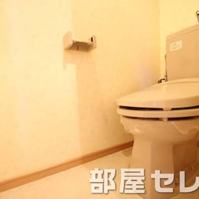 
						温水洗浄便座。