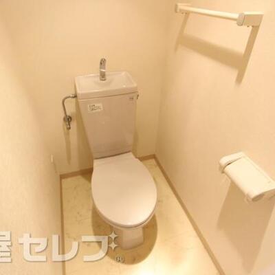 
						清潔感のあるお手洗い。