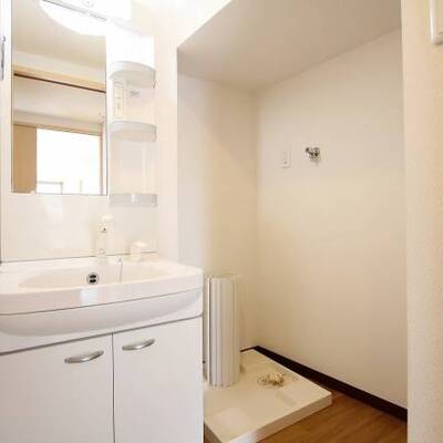 
						洗面台もおしゃれです