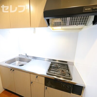 
						広く使えるキッチンです