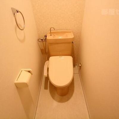 
						温水洗浄便座付きのおトイレです。