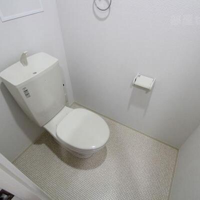 
						清潔感のあるお手洗いです。