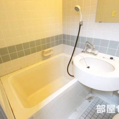 
						清潔感のあるお風呂です