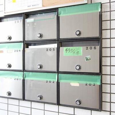 
						ダイヤル式ポストです。