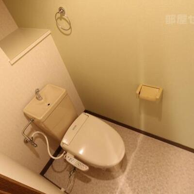 
						温水便座です。