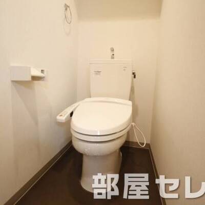 
						温水洗浄便座。