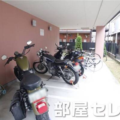
						自転車置場。