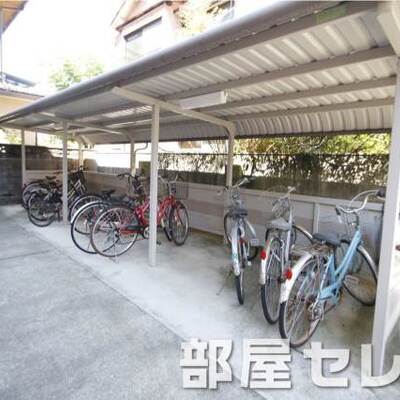 
						自転車置場。