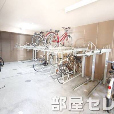 
						自転車置場。
