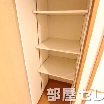 
						使いやすいサイズの収納です。