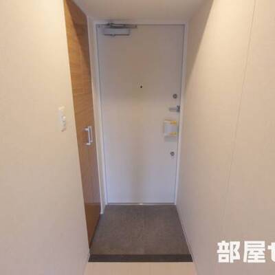 
						自動照明付きの玄関です。