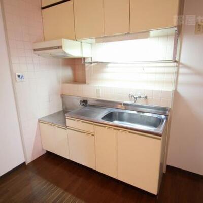 
						2口コンロが置けます。