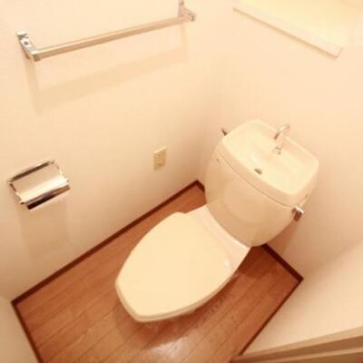 
						清潔感のあるトイレです。