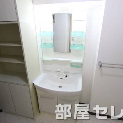 
						洗髪洗面化粧台。