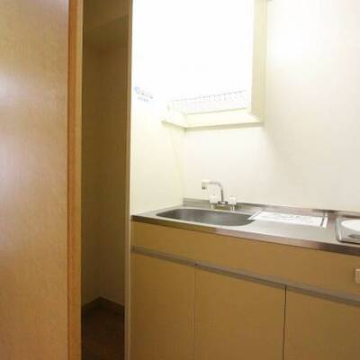 
						キッチンが隠せる仕様になってます