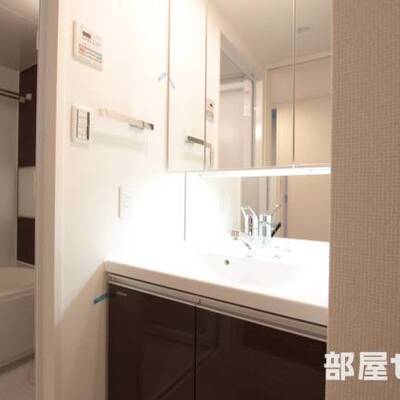 
						洗面台もきれいですね