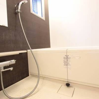 
						清潔広めのバスルームです