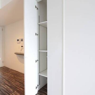 
						細かな収納はまるで分譲仕様